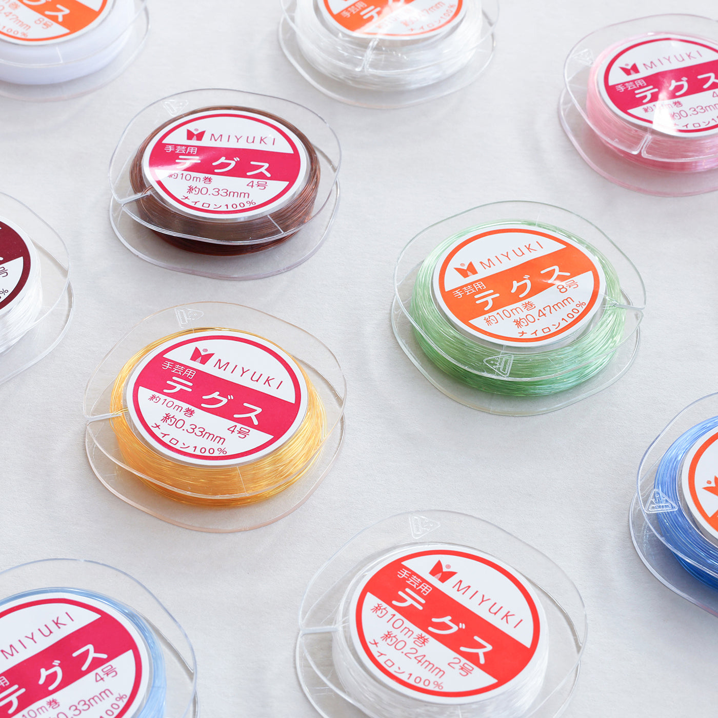 ビシ鉛50m2号17個3号55個4号43個5号33個6号48個強力ナイロン70号 ビシ鉛50m2号17個3号55個4号43個5号