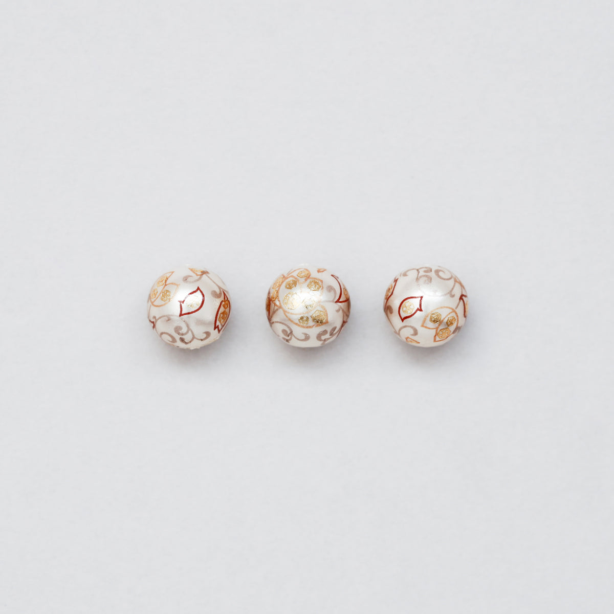 転写ビーズ　ボタニカルアラベスク