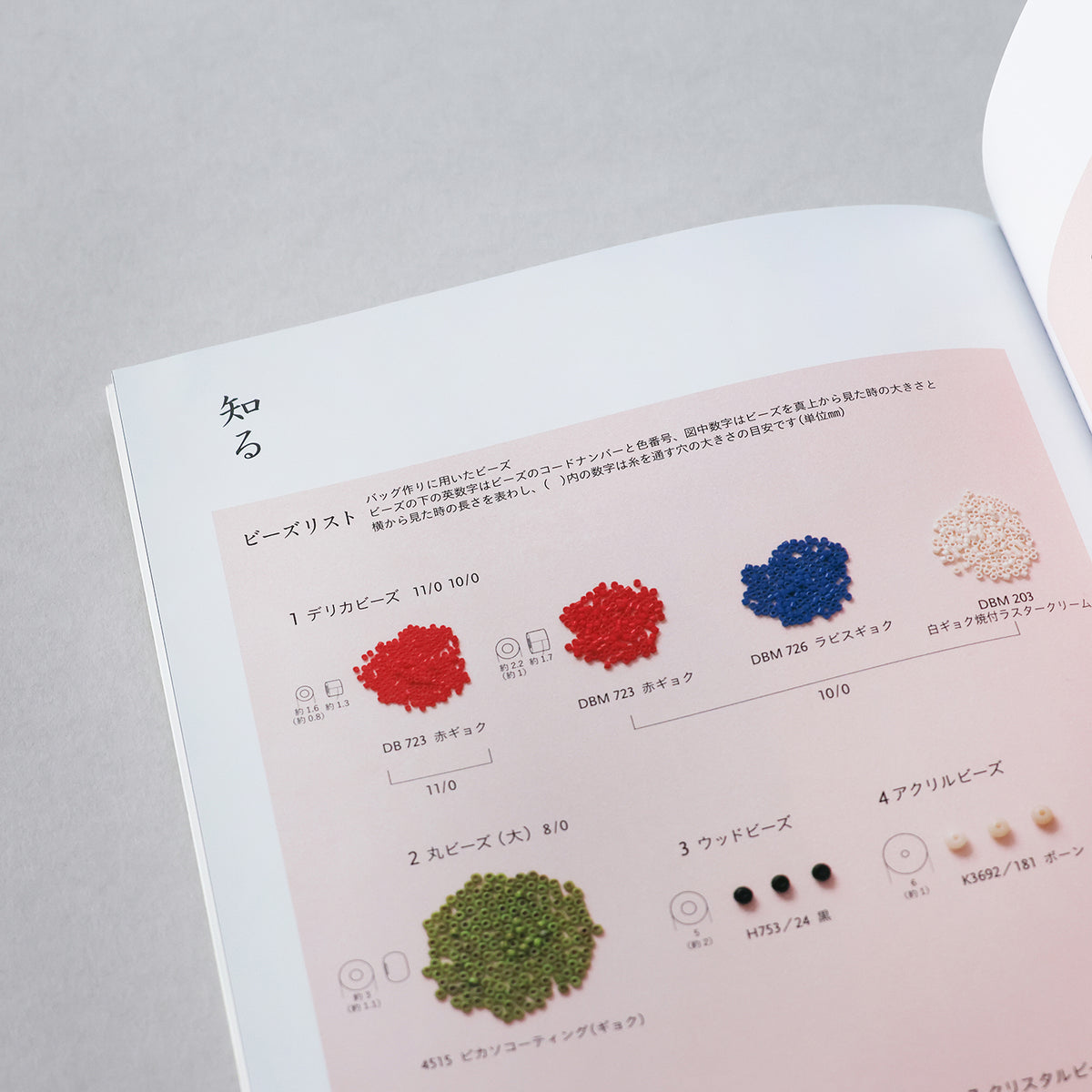 編んでつくる下田直子のビーズワークバッグ