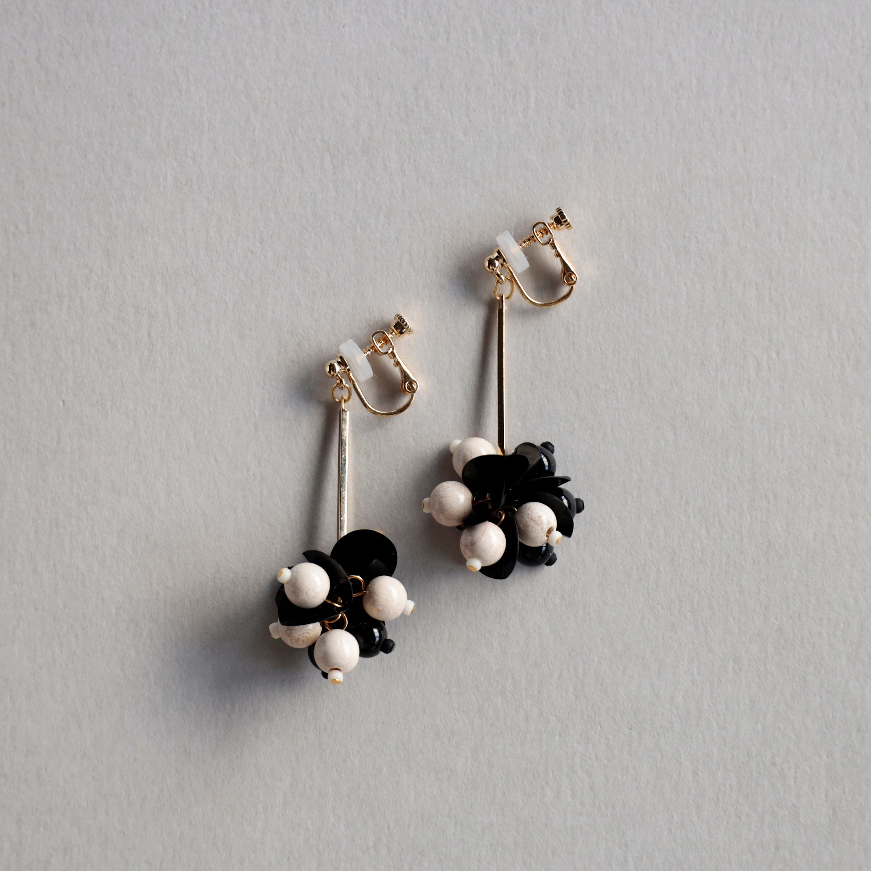 青系花火スパンコールロングピアス/イヤリング | *dandelion